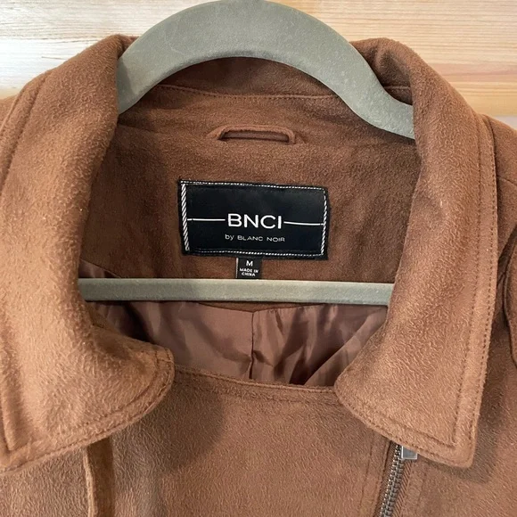 BNCI Mont Blanc Suede womens medium leather jacket - Picture 2 of 3